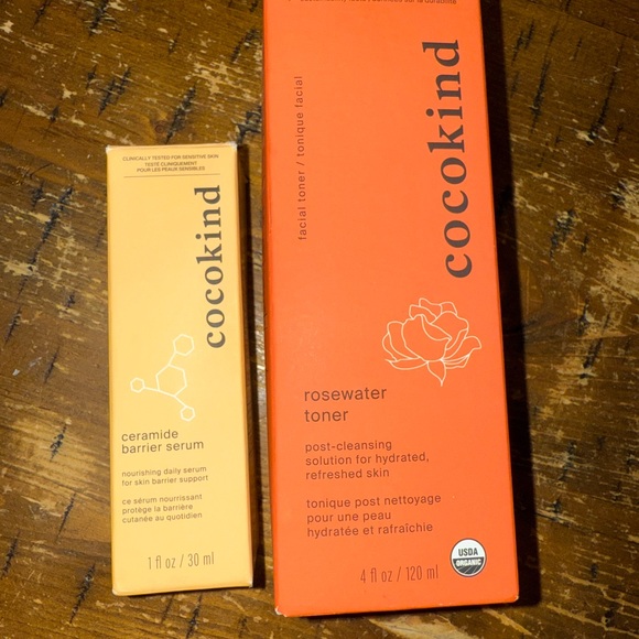 Cocokind Ceramide Barrier Serum and Rosewater Toner Set - Picture 1 of 2